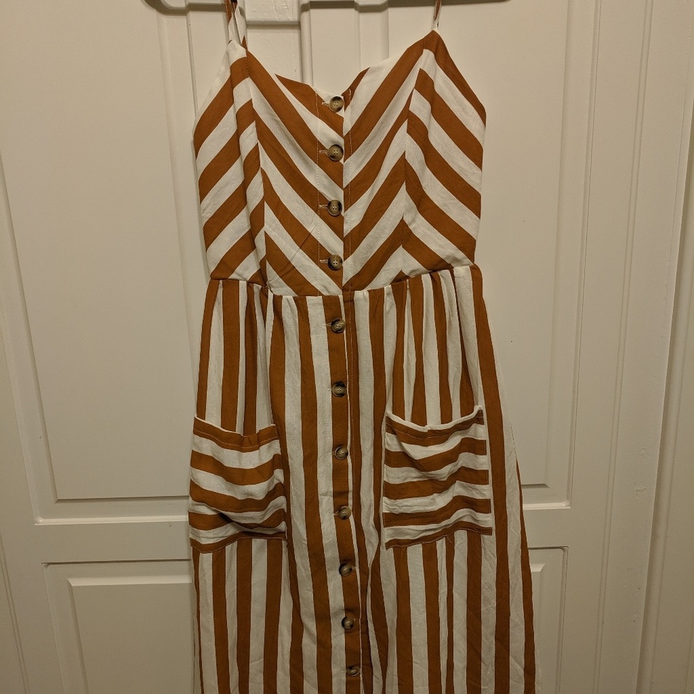 Striped Long Sundress